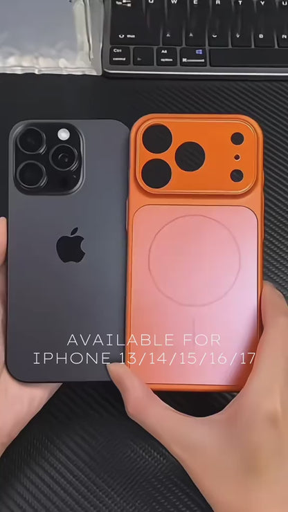 Original Nano Matte Glass Case for iPhone 17 / 17 Pro / 17 Air / 16 / 15 / 14 / 13 / 13 Pro – MagSafe Magnetic Shockproof Armor Cover